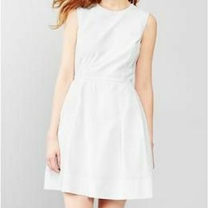 GAP striped searsucker fit and flare dress